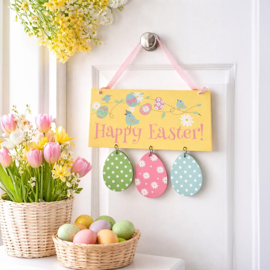 Happy Easter Hanging Sign